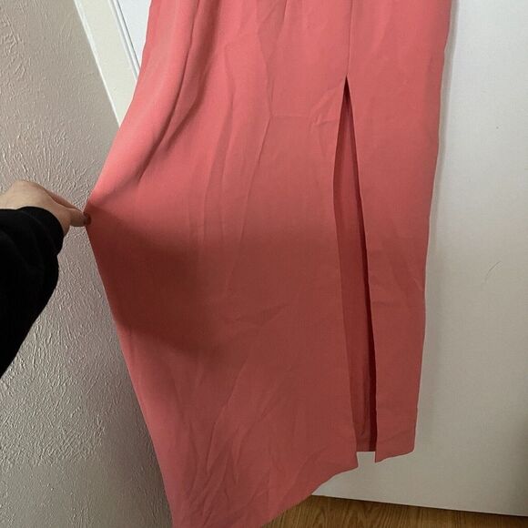 VERSACE x Riacheulo pink maxi cutout sleeveless high slit dress size 40 US XS - Picture 4 of 9
